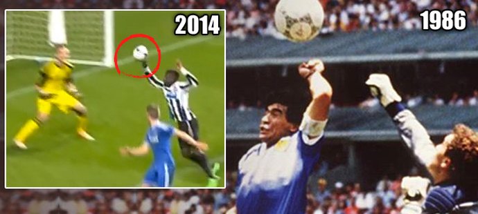 Mladík Olivier Kemen z Newcastlu vstřelil podobný gól jako Diego Maradona na MS v Mexiku do sítě Anglie