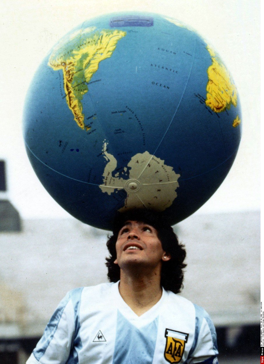 Diego Maradona v dobách největší slávy