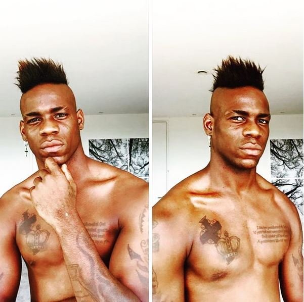 Mario Balotelli jakoby přemýšlel, kam budou mířit jeho další kroky... Snímek si dal před pár dny na Instagram