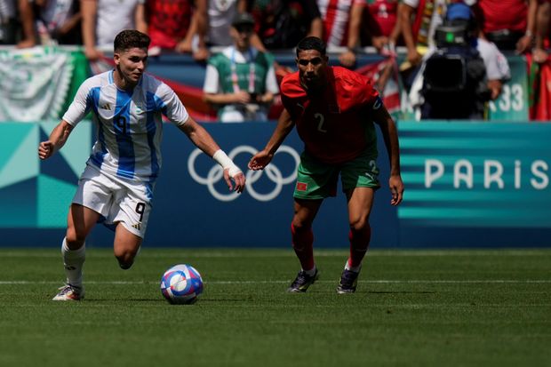 Achraf Hakimi proti Argentině Achraf Hakimi proti Argentině