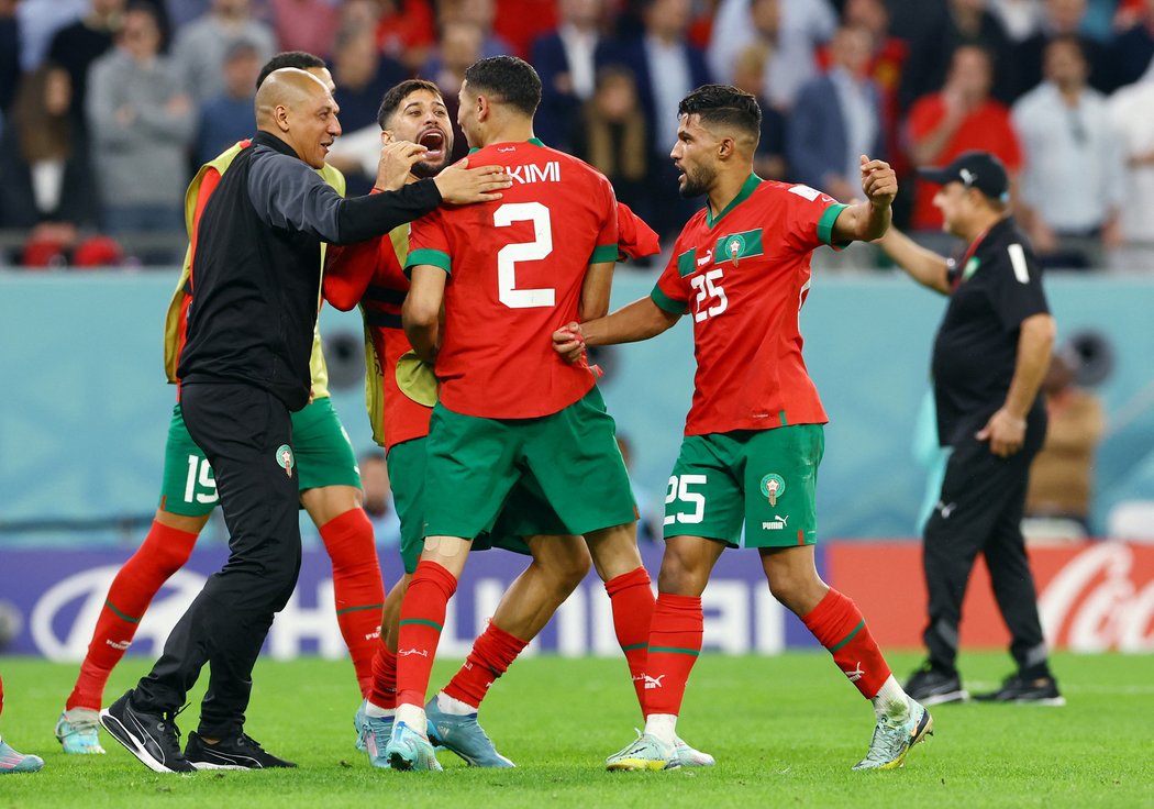 Maroko v osmifinále vyřadilo Španěly