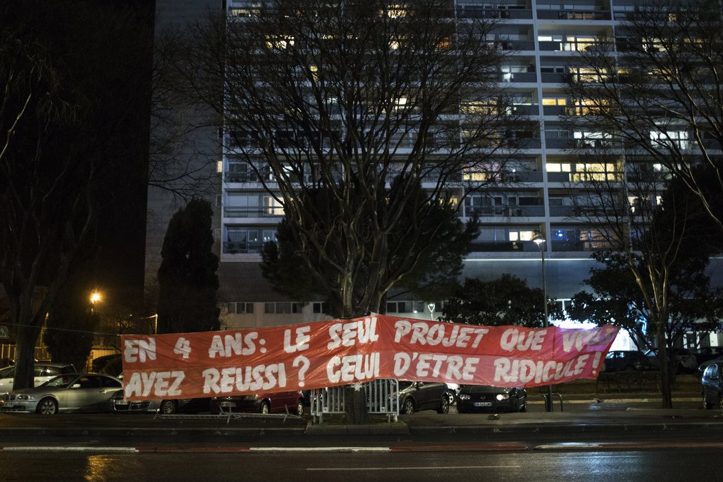 Fanoušci Marseille ve městě protestovali proti vedení klubu