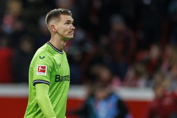 Matěj Kovář v dresu Leverkusenu Matěj Kovář v dresu Leverkusenu
