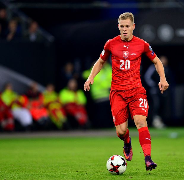 Matěj Vydra v národním dresu Matěj Vydra v národním dresu