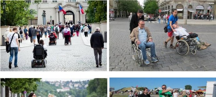 „Jedeme v tom s vámi“ je projekt, který účastníkům nabízí poznat bariéry veřejné dopravy v Praze