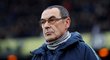 Trenér londýnské Chelsea Maurizio Sarri.