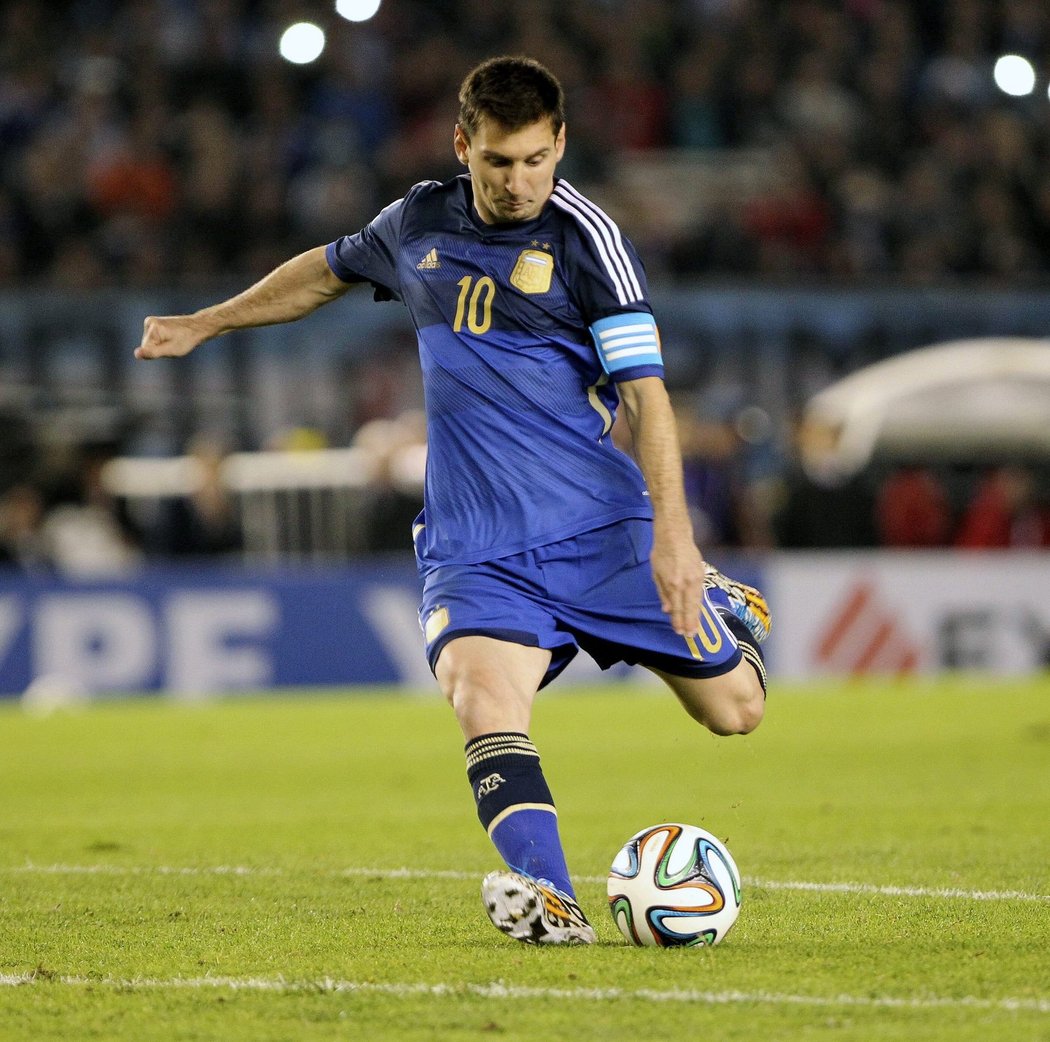 Kapitán argentinské reprezentace Lionel Messi