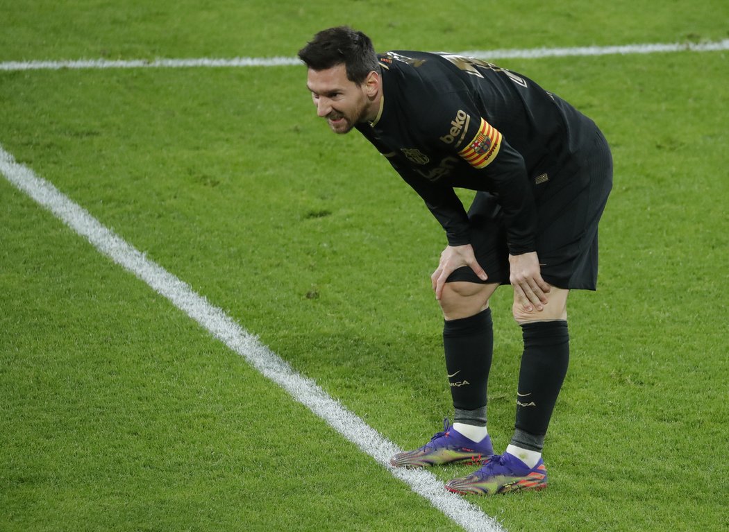 Lionel Messi nemá v poslední době ideální formu
