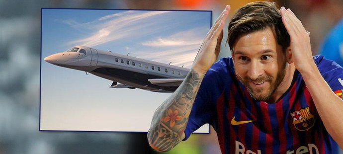 Lionel Messi si pořídil nové soukromé letadlo