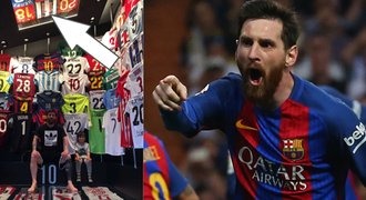 Messi se pochlubil velkou sbírkou dresů. Má v ní i jednu českou legendu!