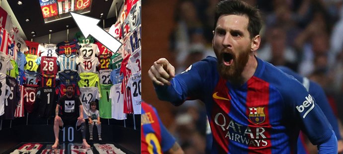 Lionel Messi má ohromnou sbírku dresů, najdete mezi nimi i jednu českou legendu
