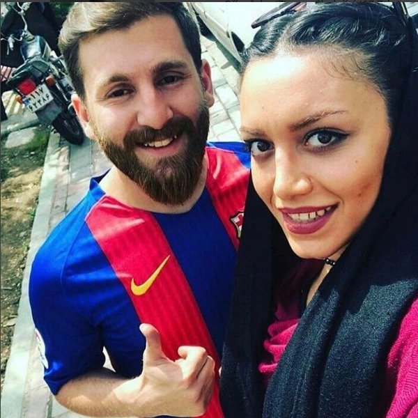 2017. Toto není Lionel Messi, ale jeho íránský dvojník.