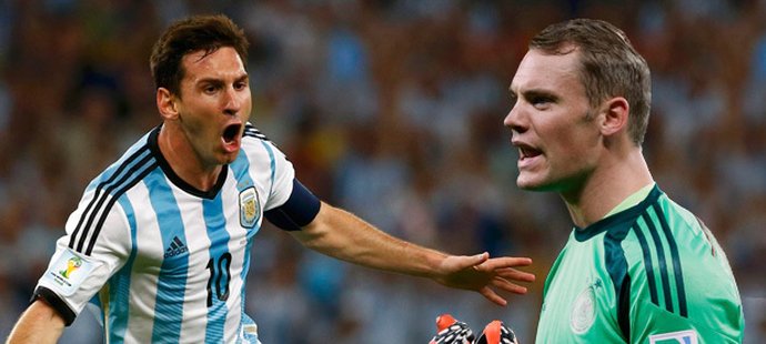 Bitva gigantů se blíží. Kdo se stane novým světovým šampionem, Německo Manuela Neuera, nebo Argentina v čele s hvězdným Lionelem Messim?