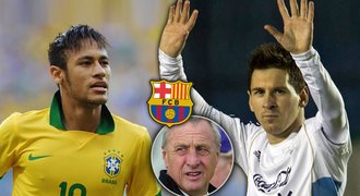 Prodejte Messiho, radí Barceloně Cruyff. S Neymarem si nesednou