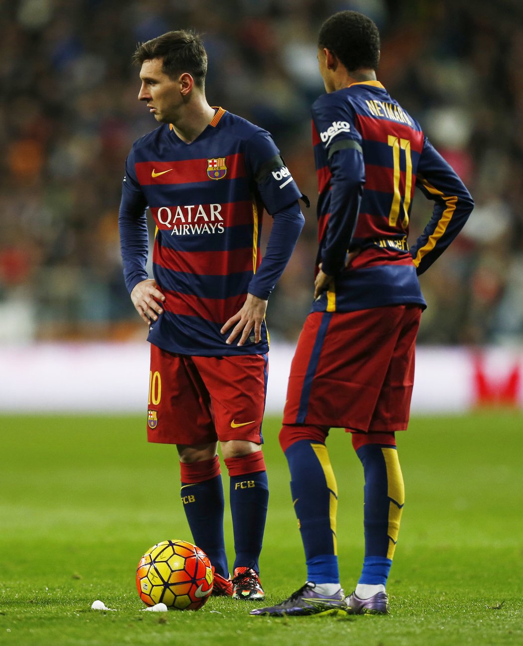 Lionel Messi a Neymar, dvě největší hvězdy současné Barcelony