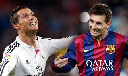 Cristiano Ronaldo a Lionel Messi