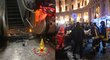 Naprostá hrůza v římském metru! Fanoušci CSKA se zranili na eskalátorech, jeden přišel o nohu