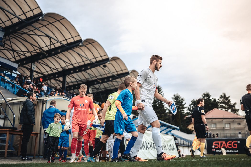 Vyškovští fotbalisté hrají zápasy na stadionu v Drnovicích
