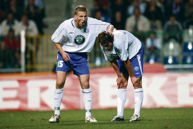 Petr Mikolanda ještě jako aktivní fotbalista. Petr Mikolanda ještě jako aktivní fotbalista.