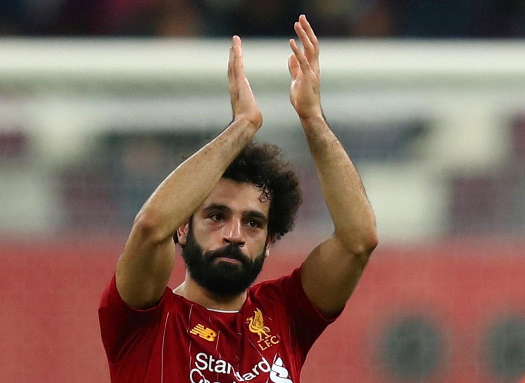 Mohamed Salah oslavuje postup do finále do mistrovství světa klubů