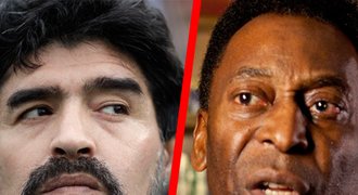 Maradona vzkázal Pelému: Vrať se do muzea