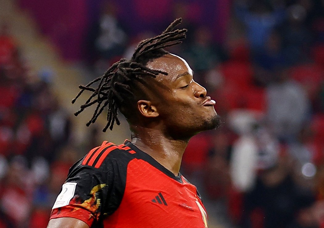 Michy Batshuayi a jeho radost proti Kanadě