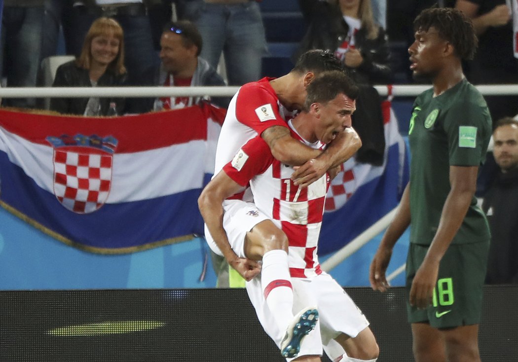 Po první půli vedli Chorvaté nad Nigérií 1:0.