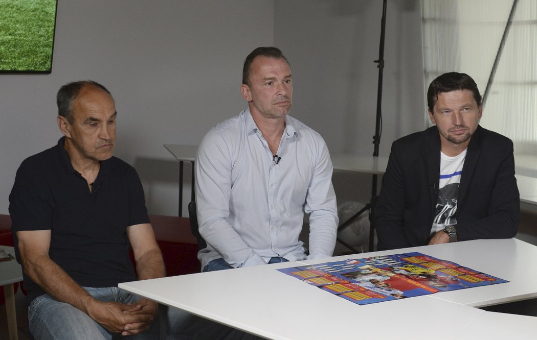 Debata deníku Sport s experty Václavem Kotalem, Jaromírem Blažkem a Romanem Hrubešem
