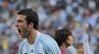 Gonzalo Higuain slaví svůj první gól proti Jižní Koreji