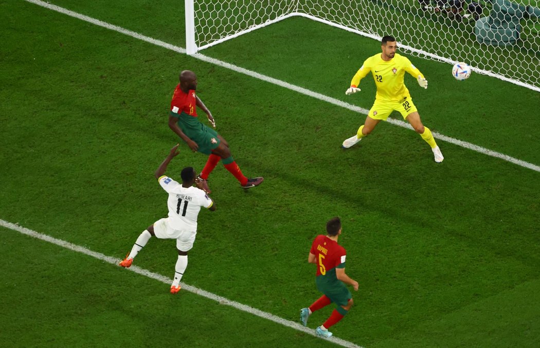 Osman Bukari z Ghany ještě dokázal zdramatizovat skupinový duel proti Portugalcům, přesto Afričané padli 2:3