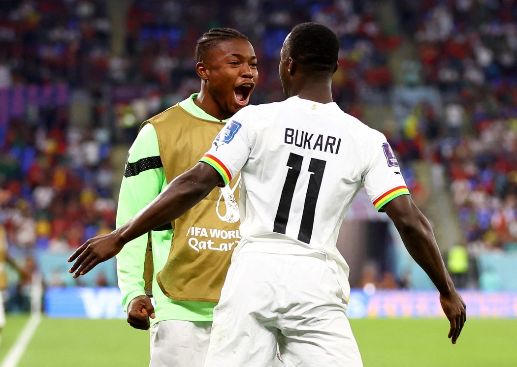 Osman Bukari z Ghany ještě dokázal zdramatizovat skupinový duel proti Portugalcům, přesto Afričané padli 2:3