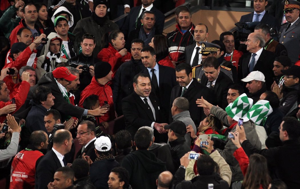 Fanoušci marockého týmu Casablanca byli u vytržení. Na finále MS klubů přišel jejich klubu fandit i marocký král  Mohammed VI.