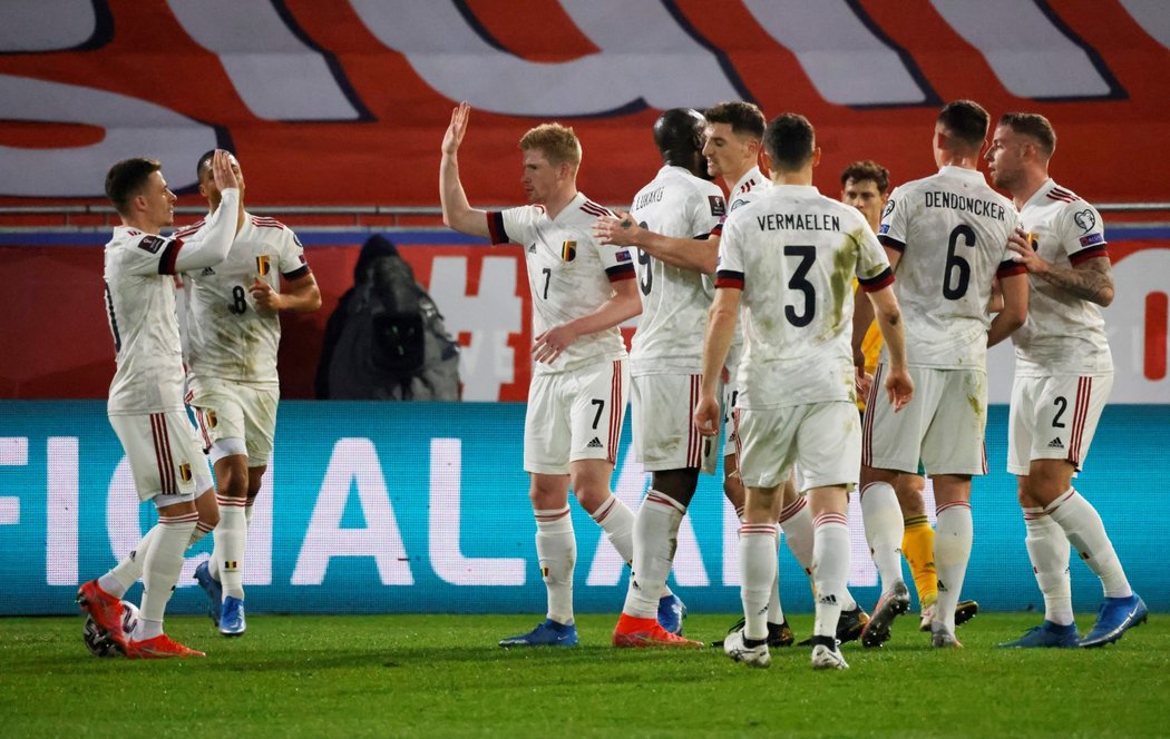 Belgie v úvodním zápase kvalifikace o postup na mistrovství světa 2022 porazila 3:1 Wales