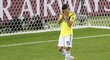 Kolumbijec Mateus Uribe se drží za hlavu po své neproměněné penaltě v osmifinále MS proti Anglii
