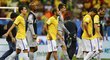 Zklamaní Brazilci i s Neymarem po prohraném zápase o bronz