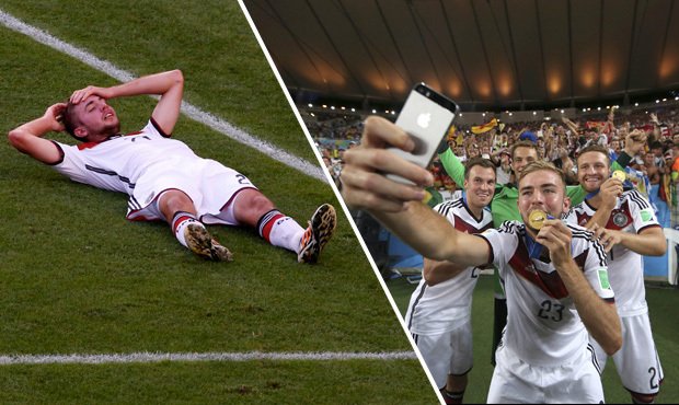 Christoph Kramer s otřesem mozku opustil finále, na zlaté selfie se ale vrátil.