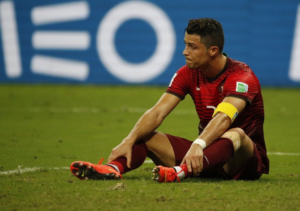 Zklamaný Cristiano Ronaldo Američanům gól nedal a Portugalci jsou krůček od vyřezaní