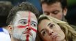Proč my? Angličtí fanoušci smutní v zápase s Uruguayí