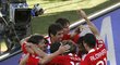 Paraguayci slaví druhý gól ve slovenské síti