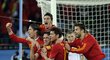 Španělská euforie po gólu Carlose Puyola