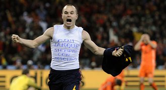 Hrdina Iniesta: Ten gól je pro mrtvého kamaráda