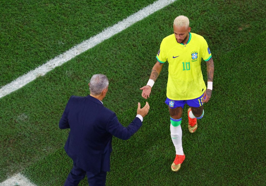 Neymar a kouč Tite