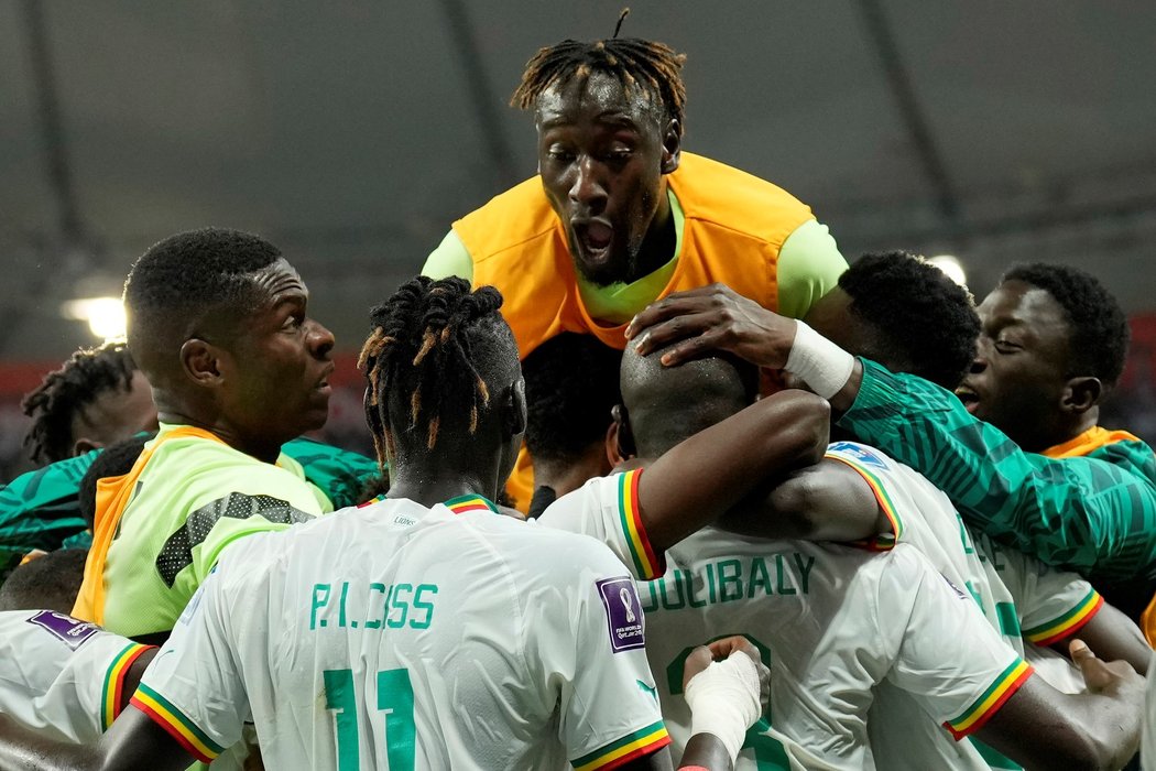 Radost senegalských fotbalistů