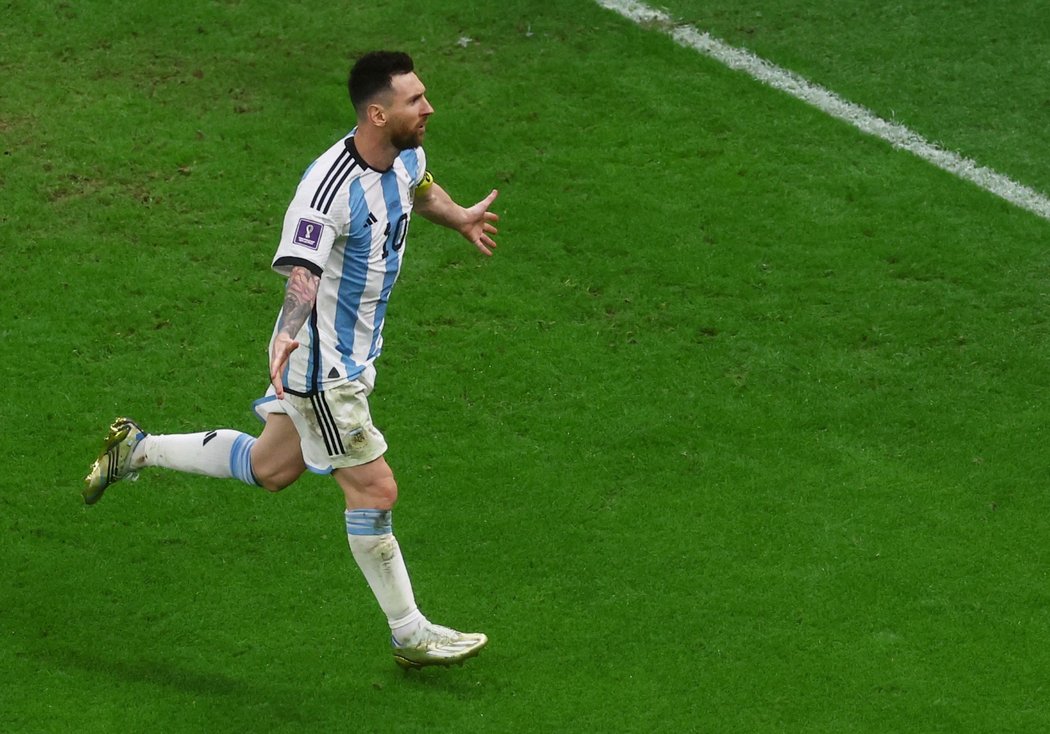 Lionel Messi dal svůj desátý gól na MS