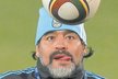 Diego Maradona s novým míčem