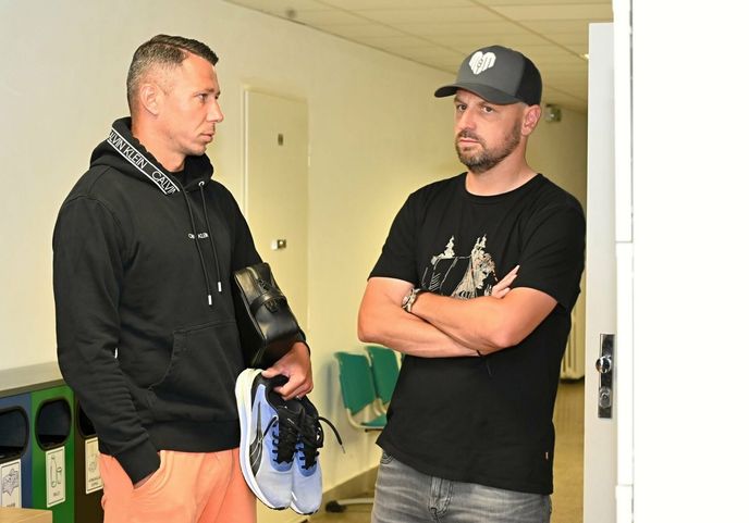 Marek Matějovský už v nové roli manažera týmu s Markem Suchým Marek Matějovský už v nové roli manažera týmu s Markem Suchým