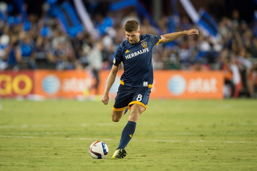 Steven Gerrard se v létě upsal LA Galaxy.