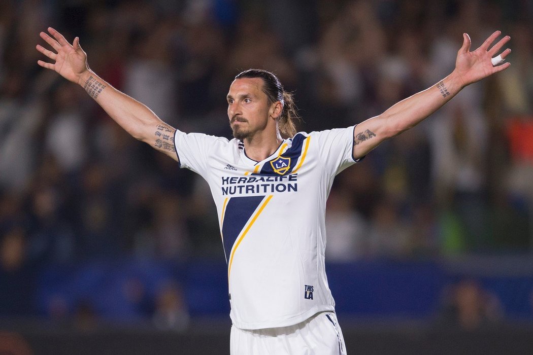 Fotbalový útočník Zlatan Ibrahimovic