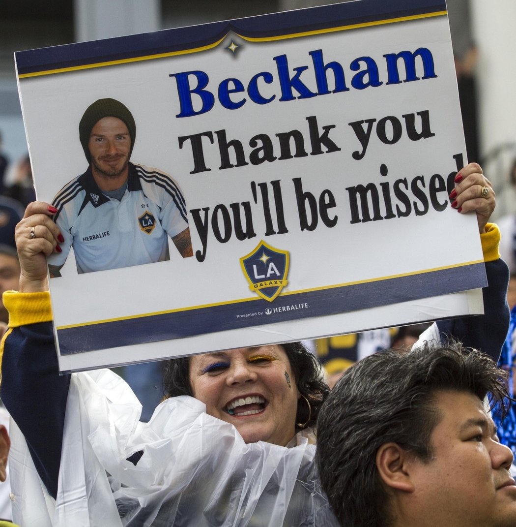 Na Beckhama budou v Los Angeles ještě dlouhé vzpomínat
