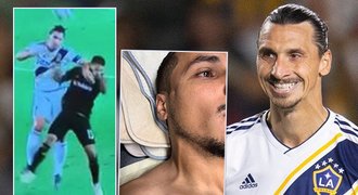 Zlatan řádil: po hattricku soupeři zlomil lícní kost a odpálkoval kouče